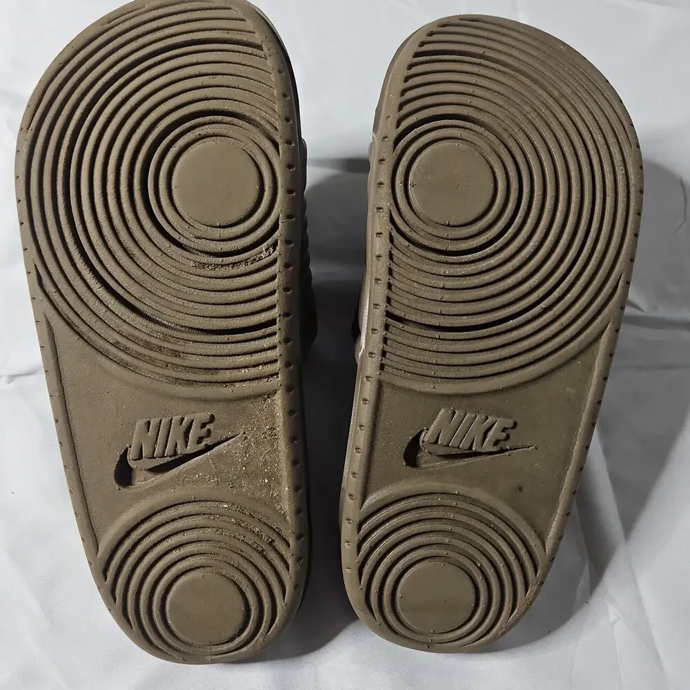 Nike Offcourt Adjust Slides DQ9624-005 Ironstone Men's Sandals Size 8 Brown